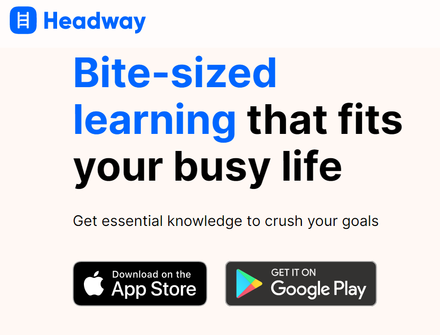 what is the headway app